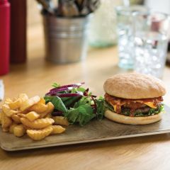 201235C 4" Plain Sliced Bap (Chefs Selections)