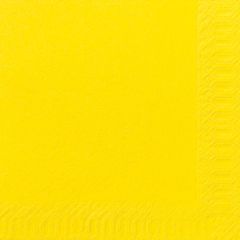 304713C Yellow Napkins 40cm 2ply (Duni)
