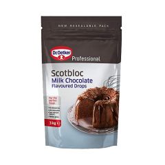 300056C Milk Cooking Chocolate Drops (Scotbloc)