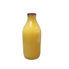 306649C Pure Orange Juice in Glass Bottle
