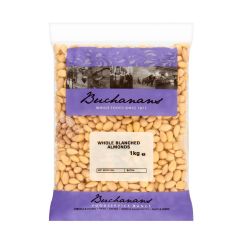 308117S Whole Blanched Almonds (Buchanans)