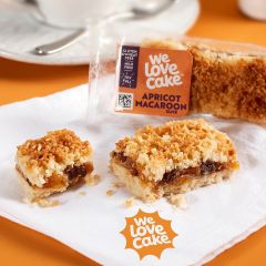205217C Gluten Free Apricot Macaroon Slice (We Love Cake)
