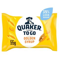 Quaker PorridgeTo Go Golden Syrup Breakfast Bars