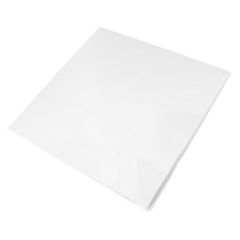 309598C White Napkins 40cm 2ply (Swantex)
