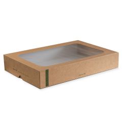 309793C Large Sandwich Platter Box with Insert (Vegware)