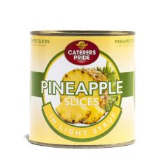 304986S Pineapple Rings in Light Syrup (Caterers Pride)