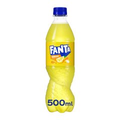 308740C Fanta Lemon Plastic Bottles