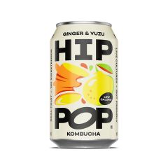 Hip Pop Ginger & Yuzu Kombucha Cans
