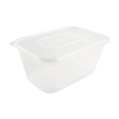 309864C Food Containers with Lids C1000 (microwaveable)