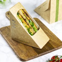 309640C Standard Sandwich Wedge (Vegware)