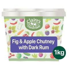 309861C Fig & Apple Chutney with Dark Rum (Claire's Handmade)