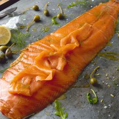 200167C Sliced Smoked Salmon Side (skin on) (frozen)