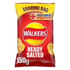 Ready Salted Sharing Bag Crisps (Walkers)