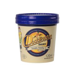204908C Simply Vanilla Ice Cream Ind Tubs (Doddington Dairy)