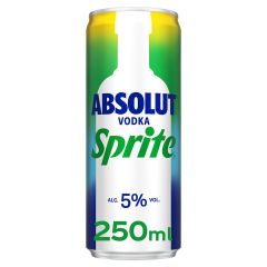 Absolut Vodka & Sprite Cans