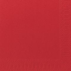 304374C Red Napkins 40cm 3ply (Duni)