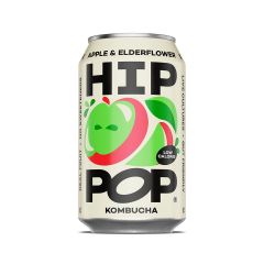 Hip Pop Apple & Elderflower Kombucha Cans