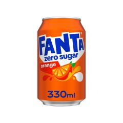 309703C Fanta Orange Zero Cans