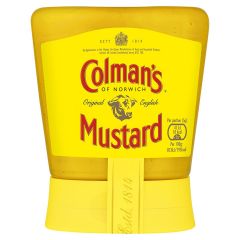 309494C English Mustard Plastic Bottles (Colman's)
