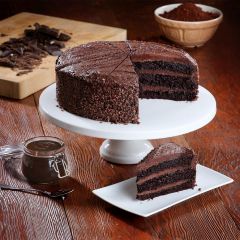 206151C Vegan Belgian Chocolate Fudge Cake (Handmade)