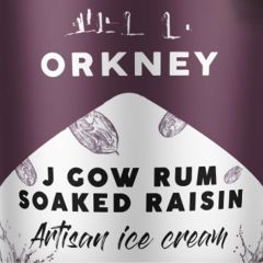 Rum Soaked Raisin Ice Cream (Orkney) Napoli