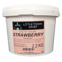 309973C Low Fat Strawberry Yoghurt (Little Town Dairy)