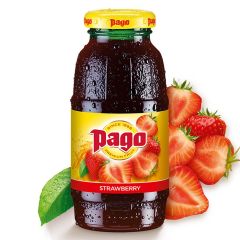 308660C Pago Strawberry Glass Bottles