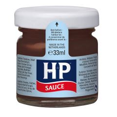 308537C Brown Sauce Mini Glass Jars (HP)