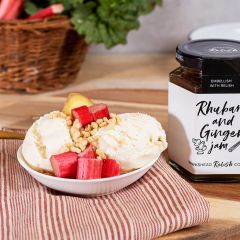 Hawkshead Rhubarb & Ginger Crumble Ice Cream (Lakes) Napoli