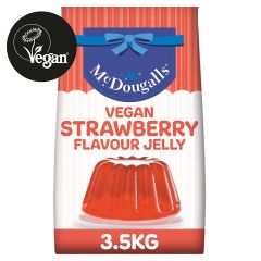 308883S Strawberry Vegetarian Jelly Crystals (McDougalls)