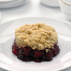 205567C Gluten Free Vegan Blackberry & Apple Crumble (Sidoli)