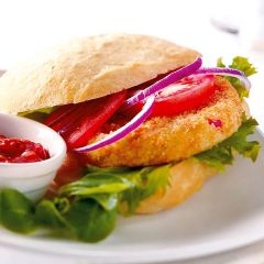 203103C Breaded 1/4lb Vegetable Burger (McCain)