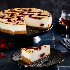 205891S Raspberry & White Chocolate Cheese Brulee (Sweet Street)