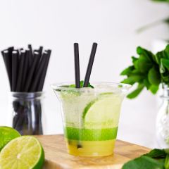 Black Cocktail Paper Straw (Vegware)