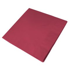 309604S Burgundy Napkins 40cm 2ply (Swantex)