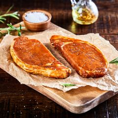 Maple Glazed Bacon Chops