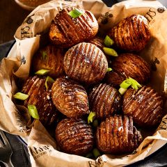 Baby Hasselback Potatoes (Bannisters' Farm)