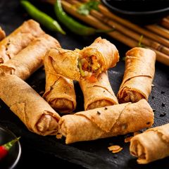 205939C Mini Vegetable Spring Rolls (Daloon)