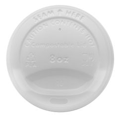 309332C Hot Cup Lid 8oz (Edenware)
