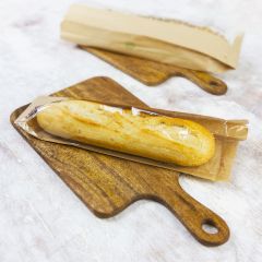 309278C Window Baguette Bag (4x6x1.4in) (Vegware)