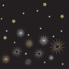 Midnight Sparkle Napkins 40cm 3ply