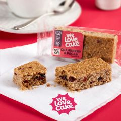 205219C Gluten Free Cranberry & Pecan Flapjack (We Love Cake)