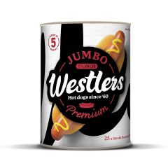 302201S Jumbo Hot Dogs 7.5" (Westlers)