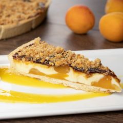 206549C Apricot & White Chocolate Brulee Tart (Chantilly)