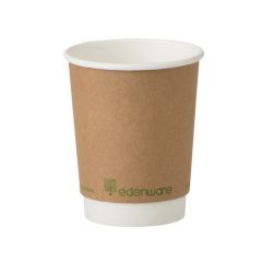 309313S Double Wall Brown Cup 8oz (Edenware)