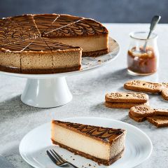 206625C Vegan Caramelised Biscuit Cheesecake (Chefs Selections)