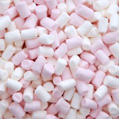 307475S Mini Pink & White Marshmallows