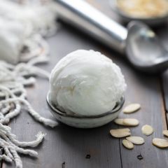 206195C Vegan Coconut Ice Cream (Handmade Ice Cream)