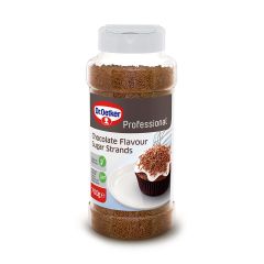 309386C Chocolate Flavour Sugar Strands (Dr Oetker)