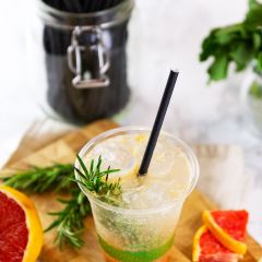 Black Highball Straw (Vegware)